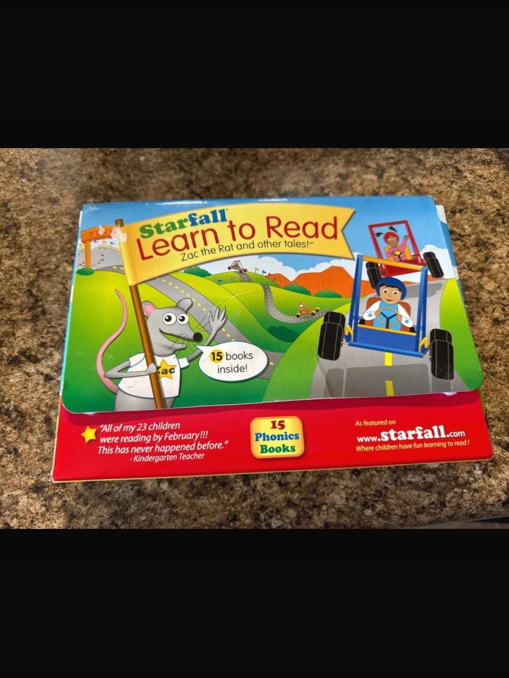 Learn to Read Phonics Book Set - Colorful Kids Reading Kit